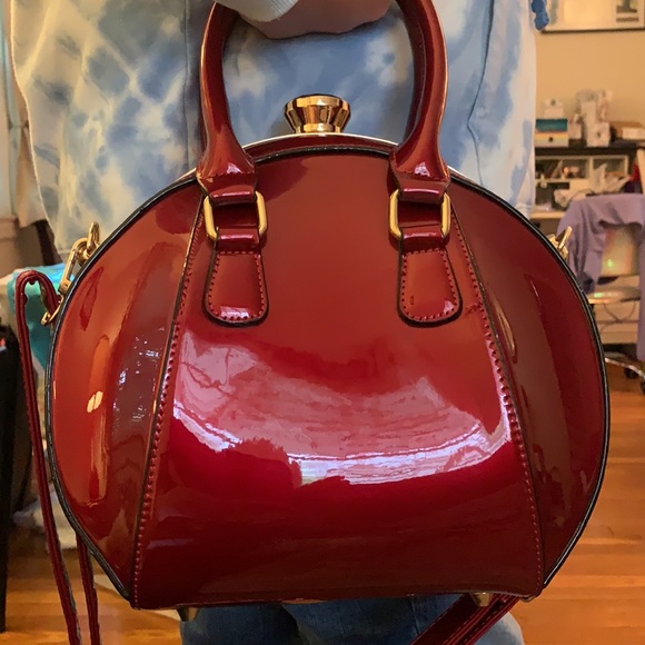 Handbags - Red and gold pocketbook